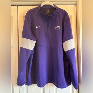 Nike purple & gray quarter zip, Lebanon High School, IL, XL